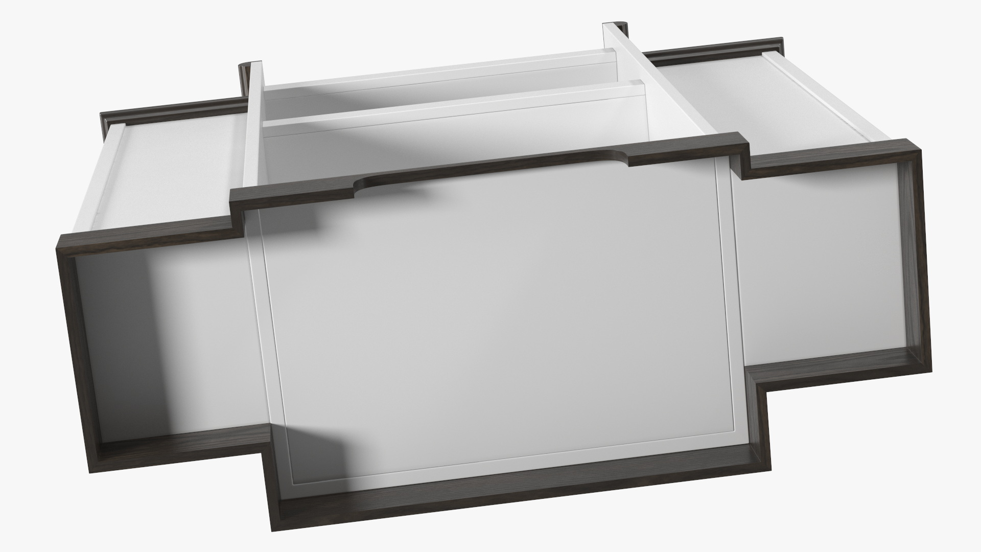 3D model White Church Podium with Cross