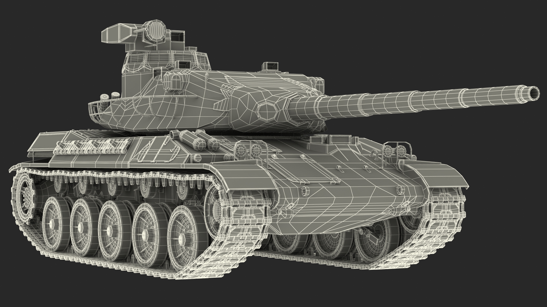 3D French AMX-30 model