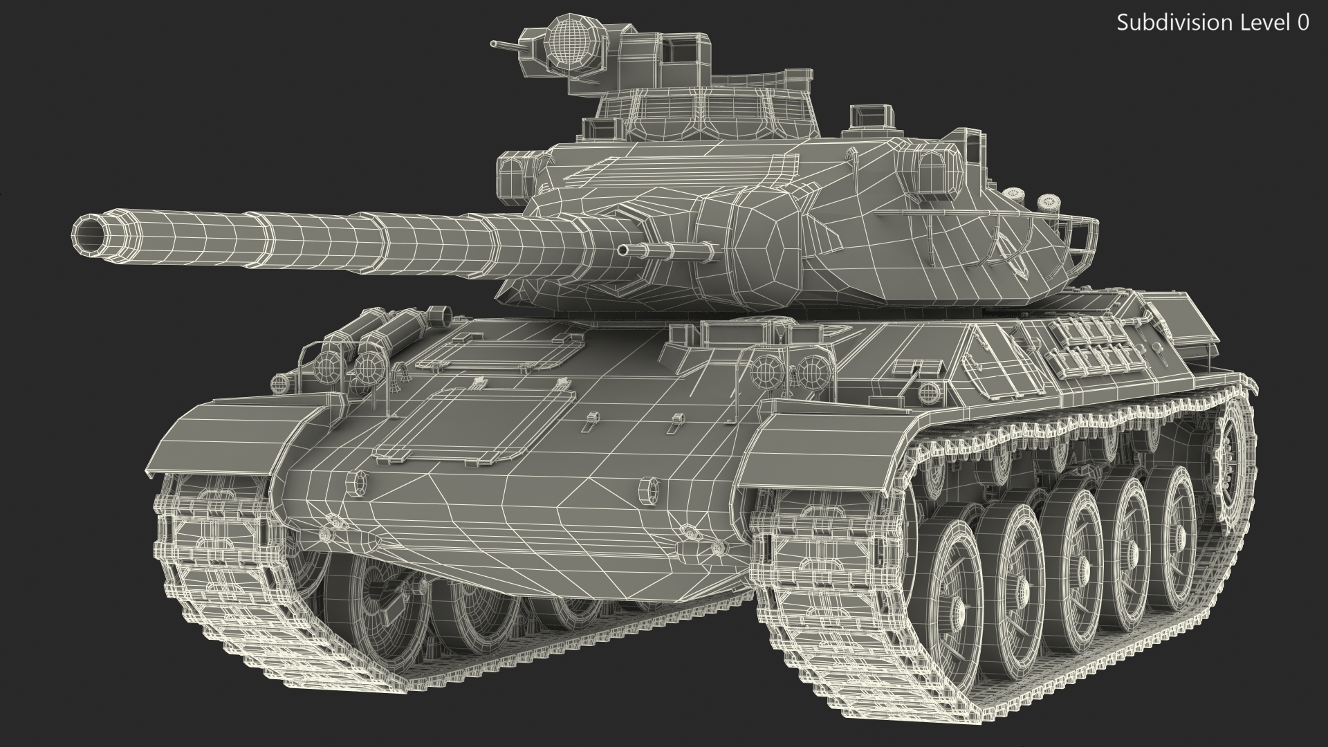 3D French AMX-30 model