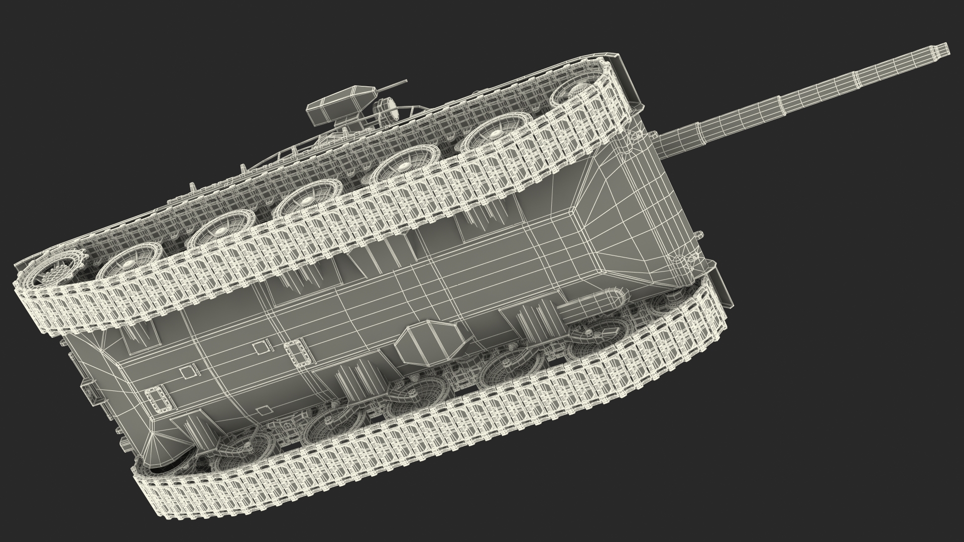 3D French AMX-30 model