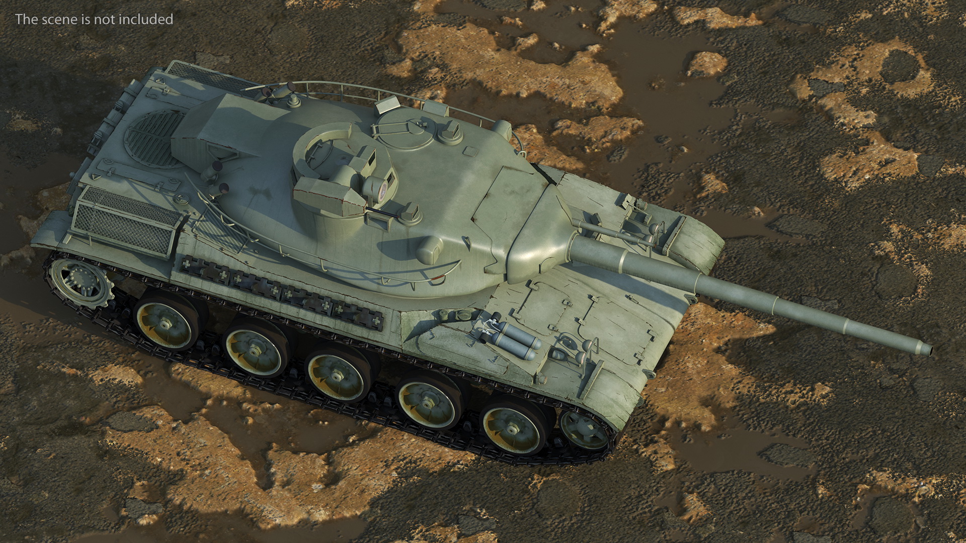 3D French AMX-30 model
