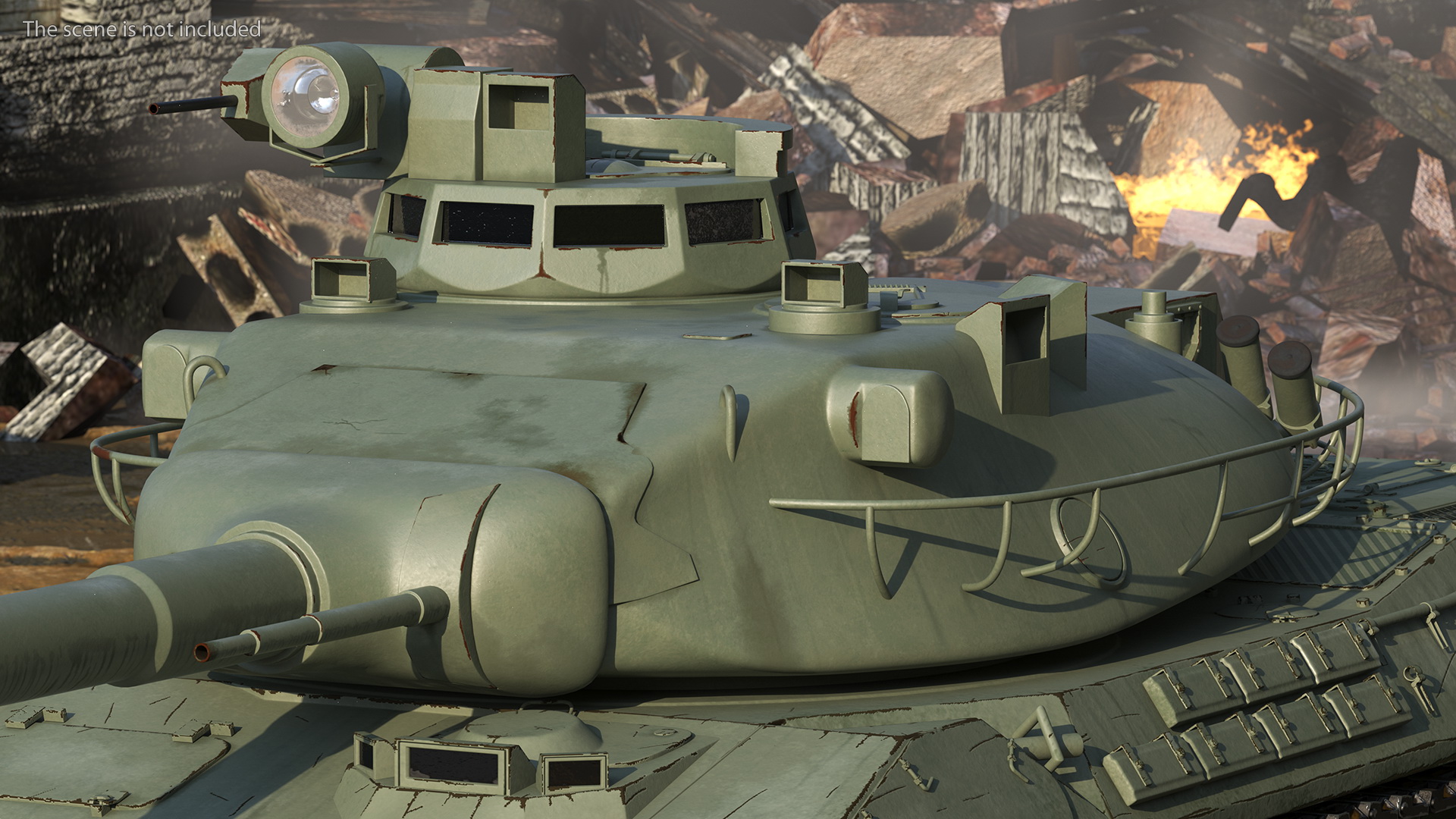 3D French AMX-30 model