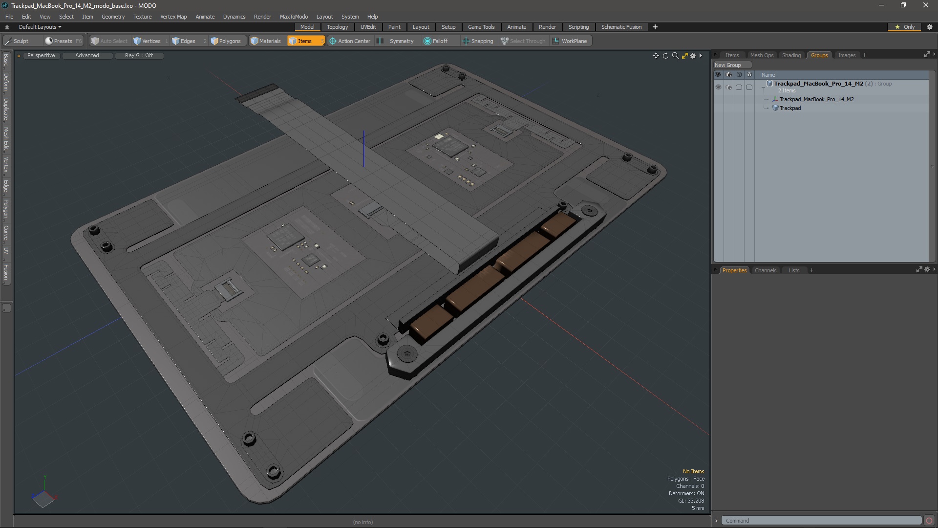 3D Trackpad MacBook Pro 14 M2