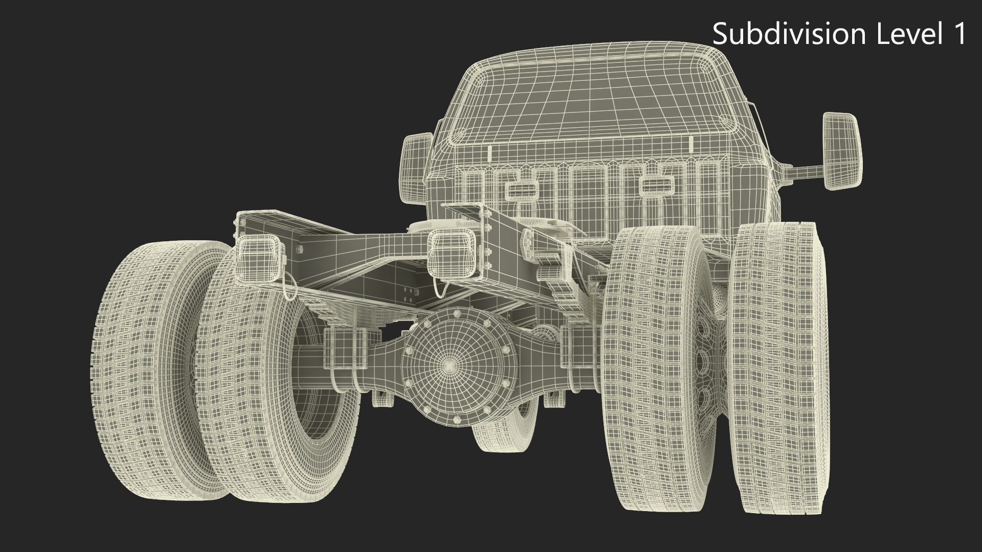 Ford F650 Crew Cab and Fifth Wheel 3D model