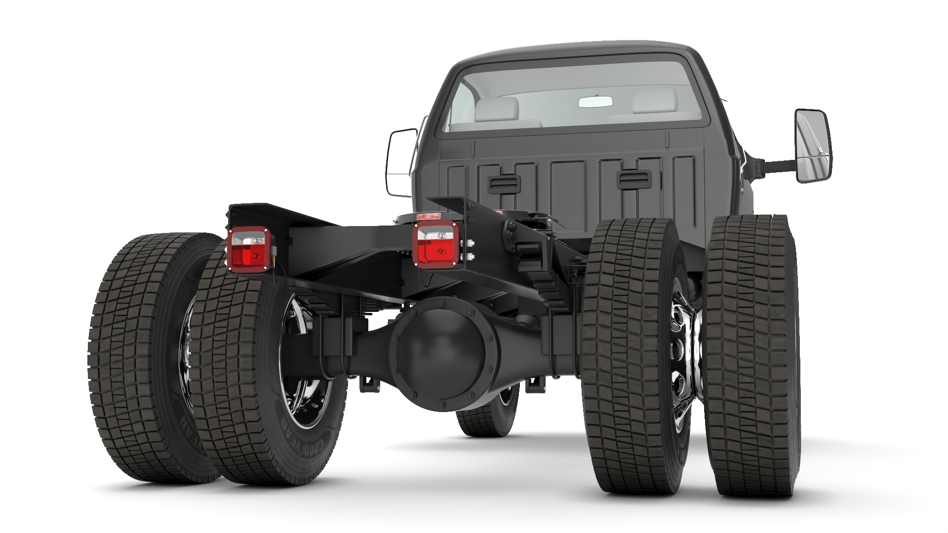 Ford F650 Crew Cab and Fifth Wheel 3D model