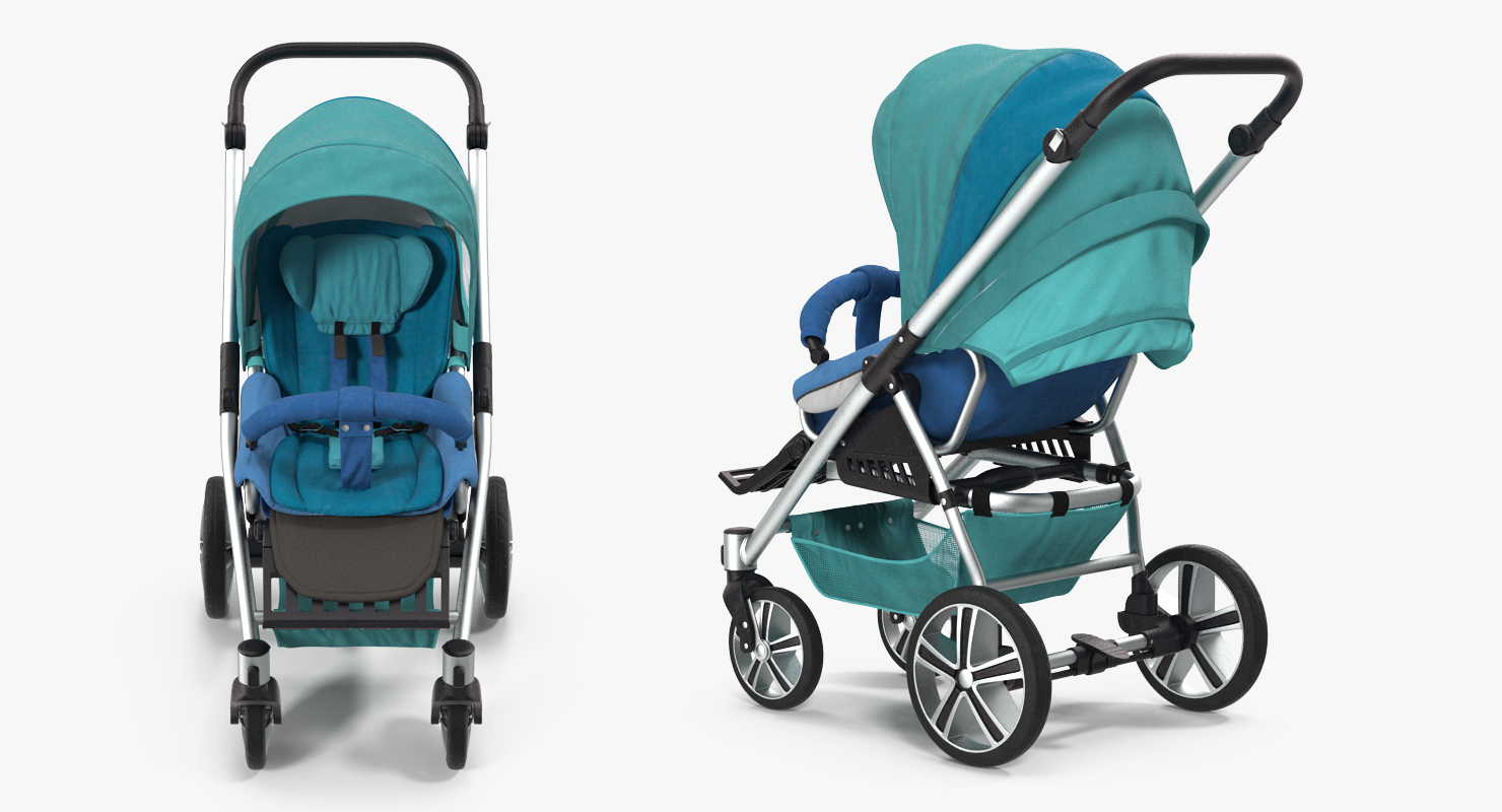 3D Baby Carriage model