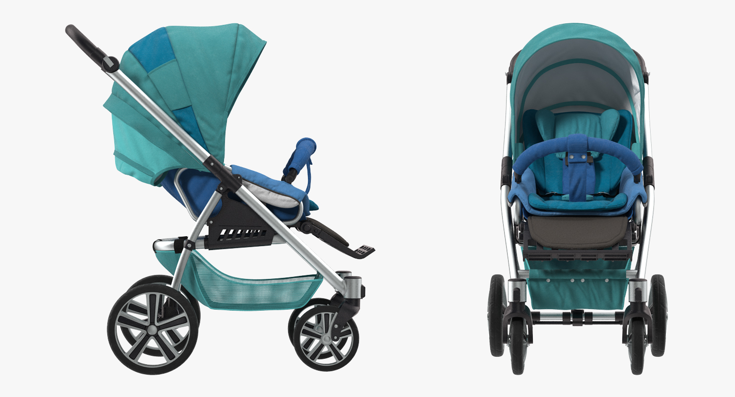 3D Baby Carriage model