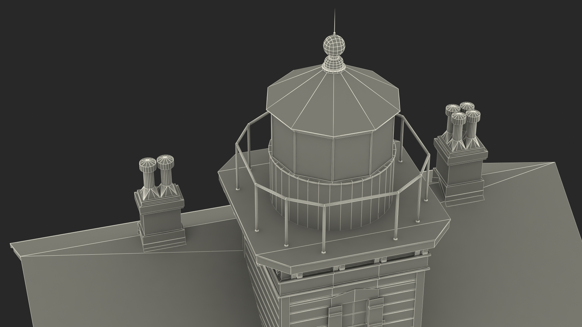 Yaquina Bay Light 3D