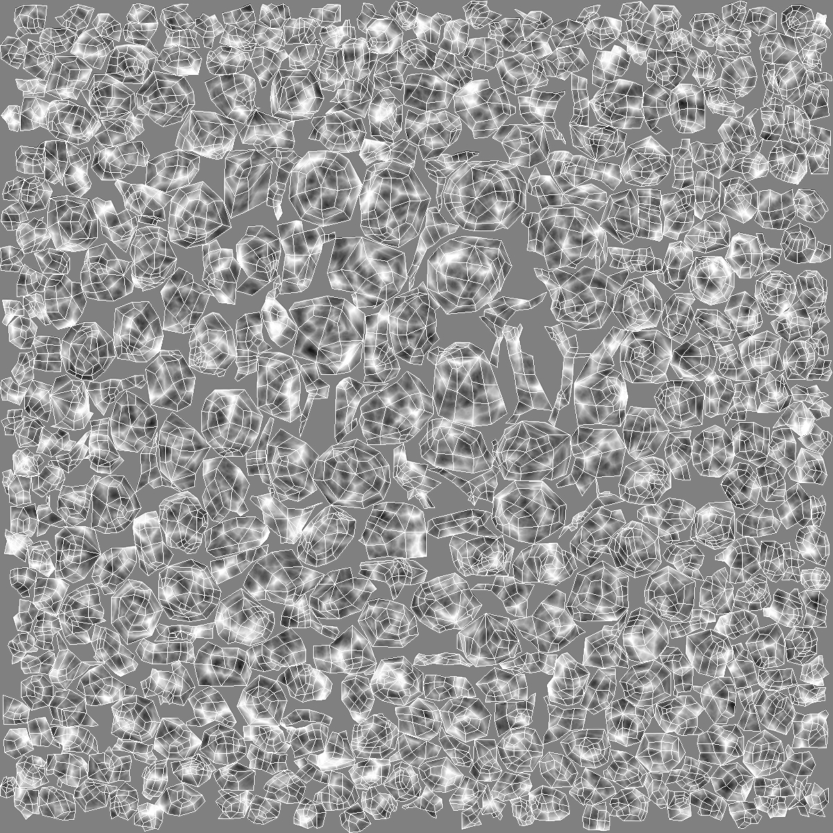 3D Block Stone Wall
