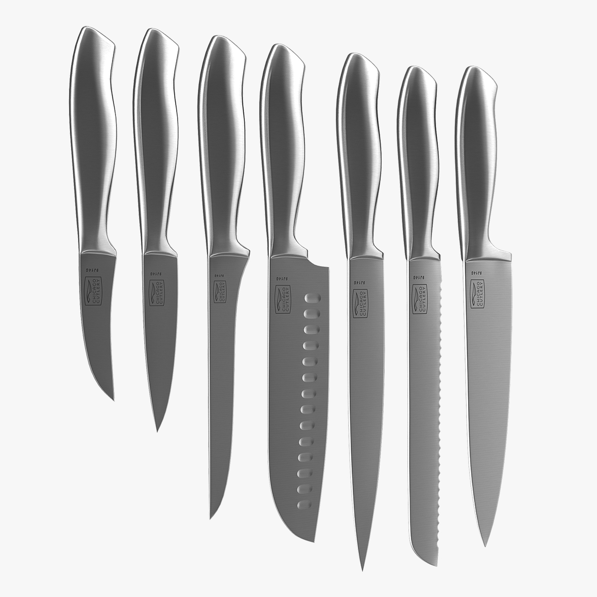 Kitchen Steel Knives Set