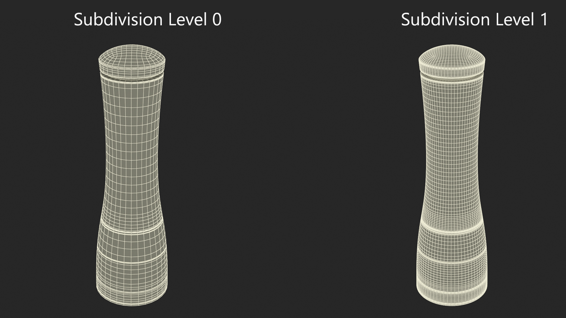 Electric Salt and Pepper Grinder 3D