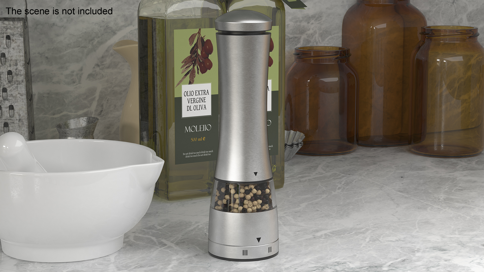 Electric Salt and Pepper Grinder 3D