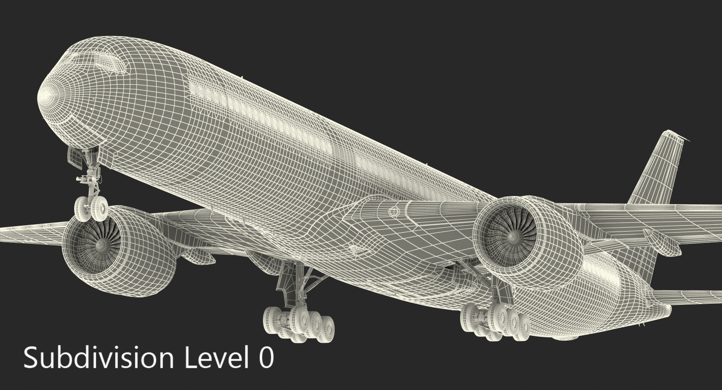 Airbus A350 1000 Generic 3D model