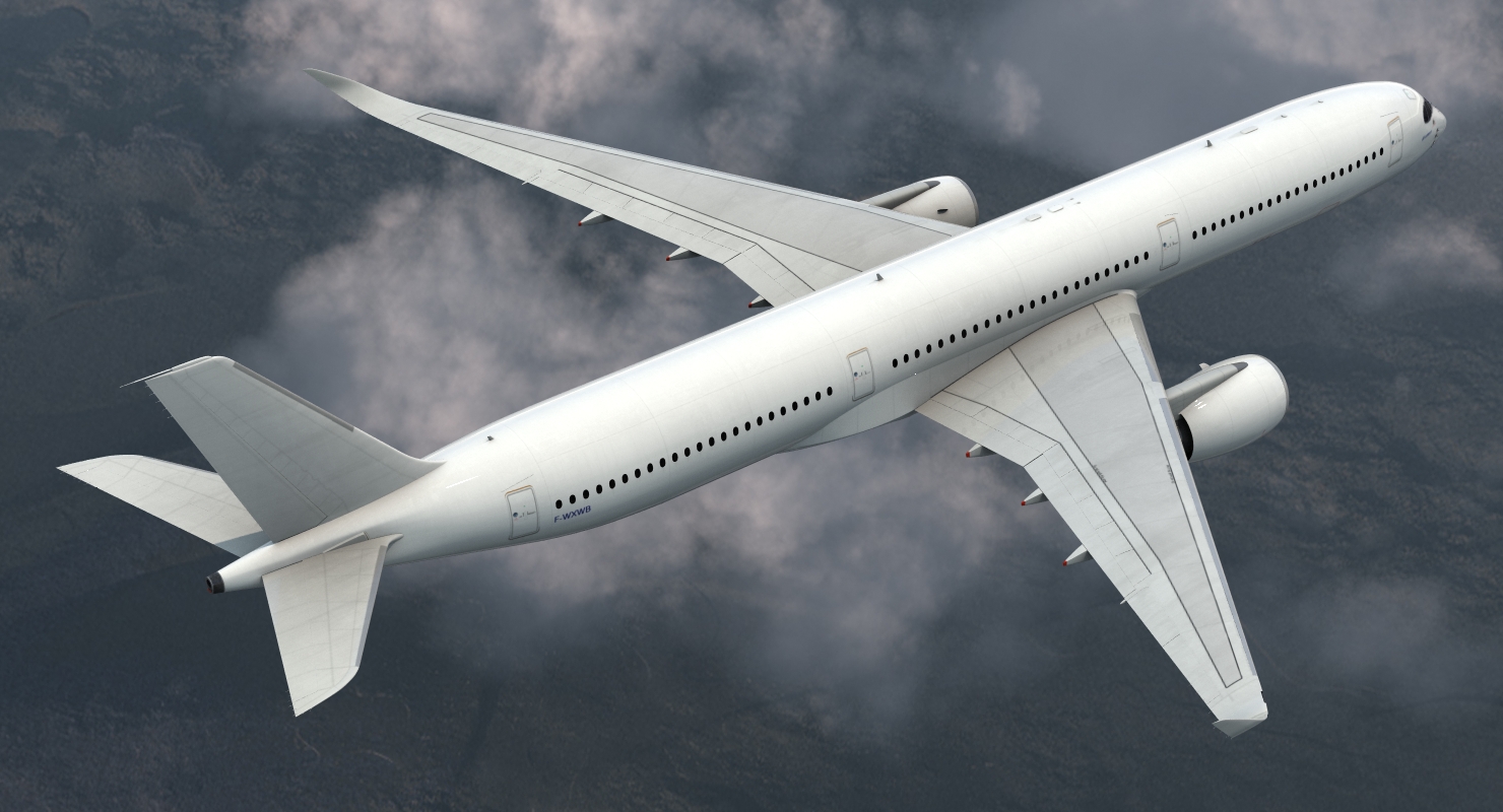 Airbus A350 1000 Generic 3D model