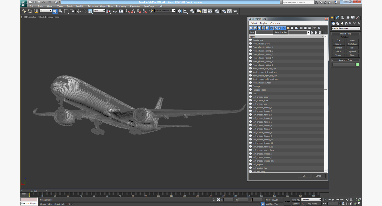 Airbus A350 1000 Generic 3D model
