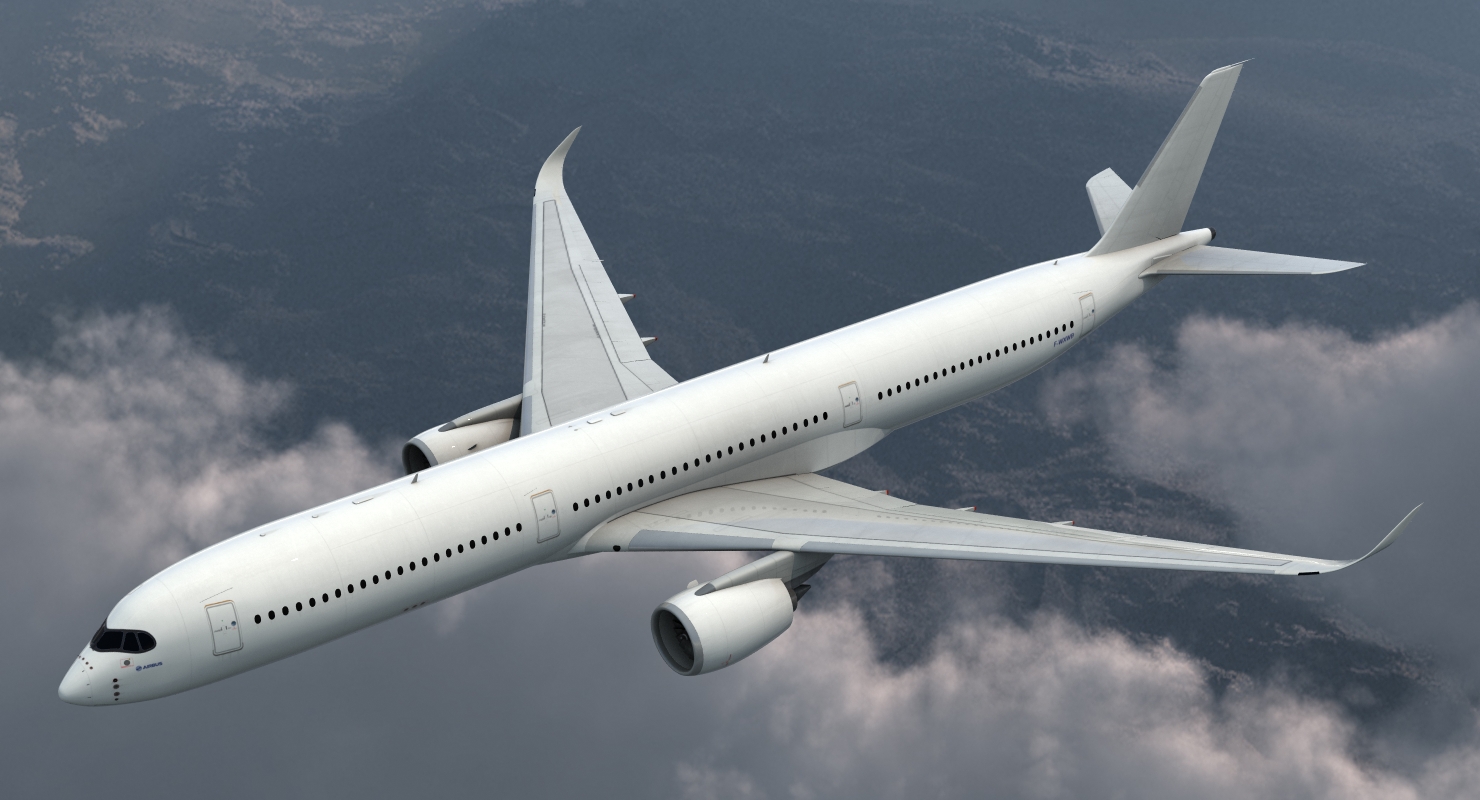 Airbus A350 1000 Generic 3D model