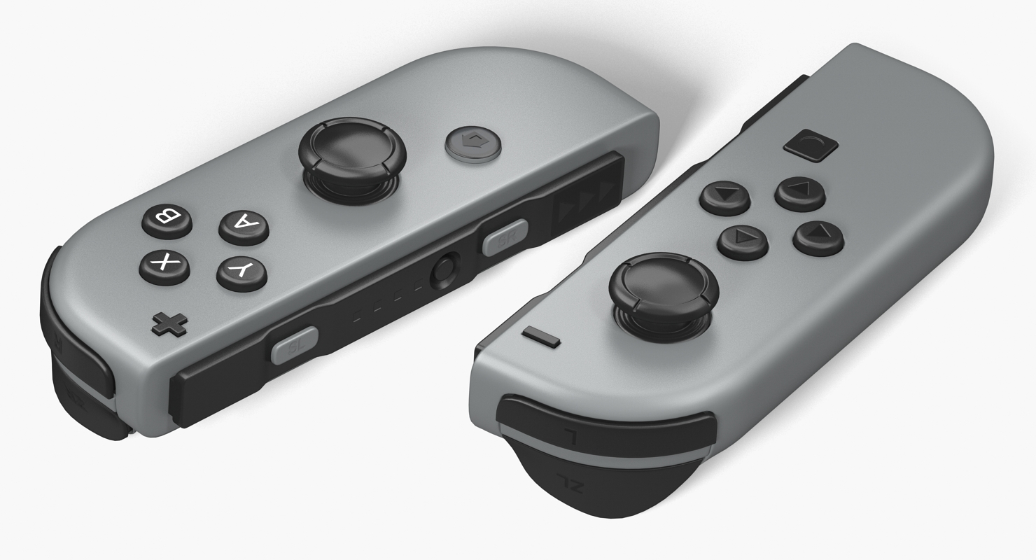 3D model Nintendo Switch Joy Con Controllers