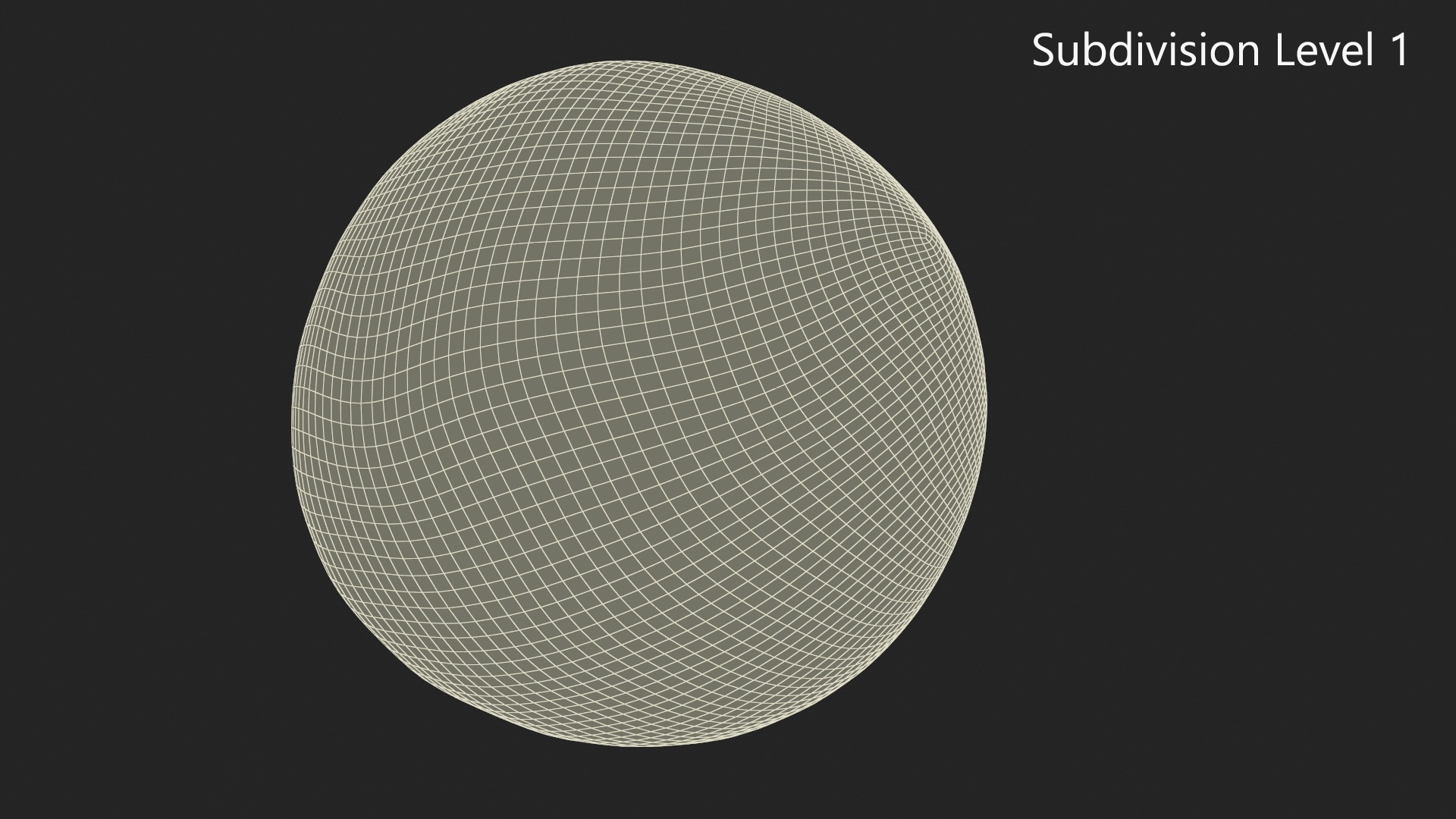 Ice Cream Ball Vanilla 3D