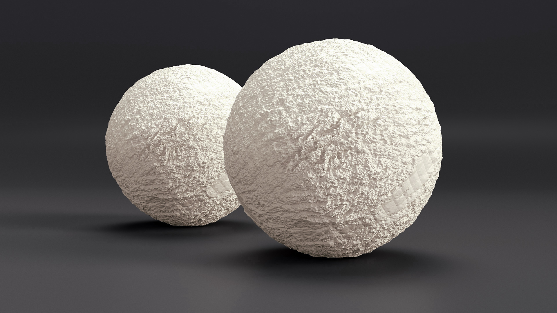 Ice Cream Ball Vanilla 3D