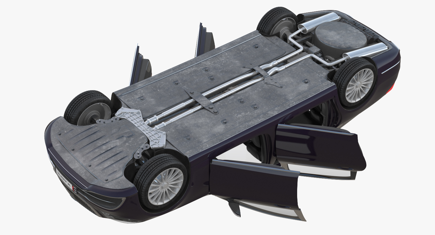3D Luxury Limo Generic Rigged
