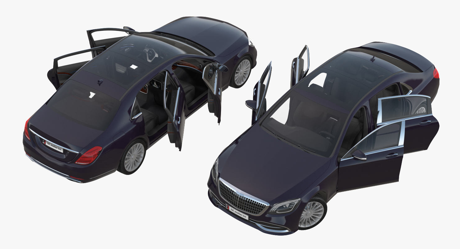 3D Luxury Limo Generic Rigged