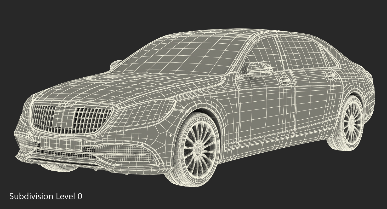 3D Luxury Limo Generic Rigged