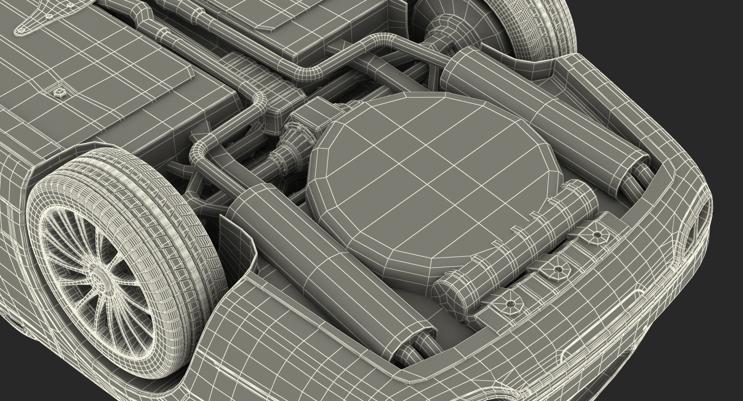 3D Luxury Limo Generic Rigged