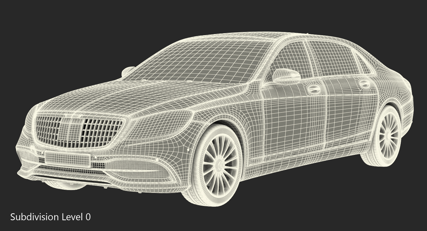 3D Luxury Limo Generic Rigged