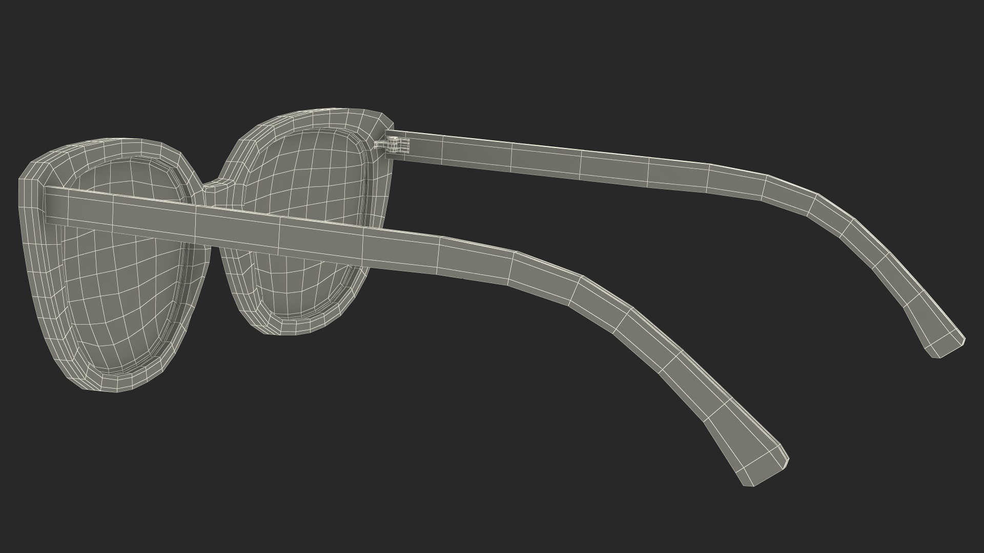 3D Cat Eye Black Glasses