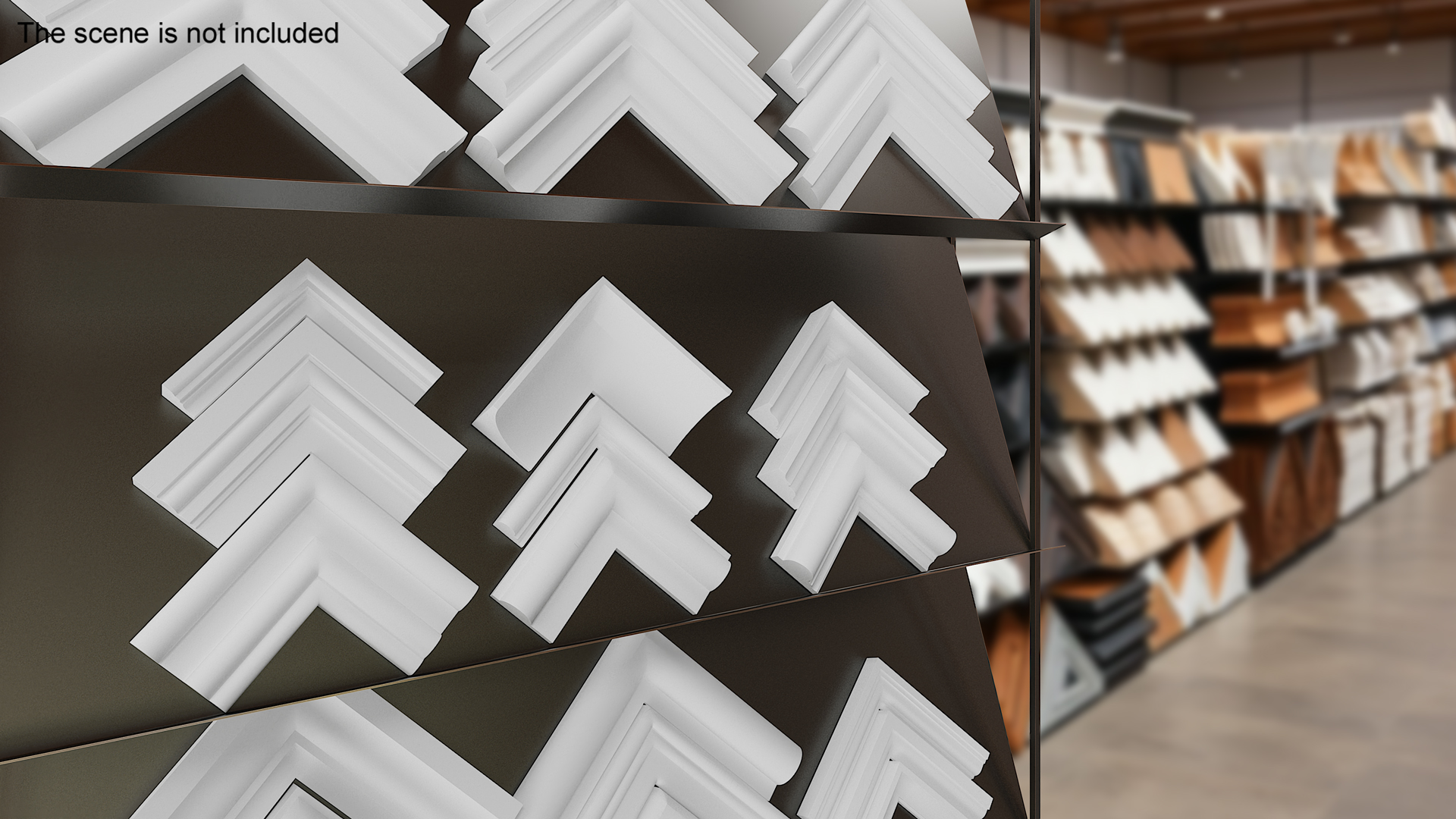 3D model Set Molding Gypsum Part 2