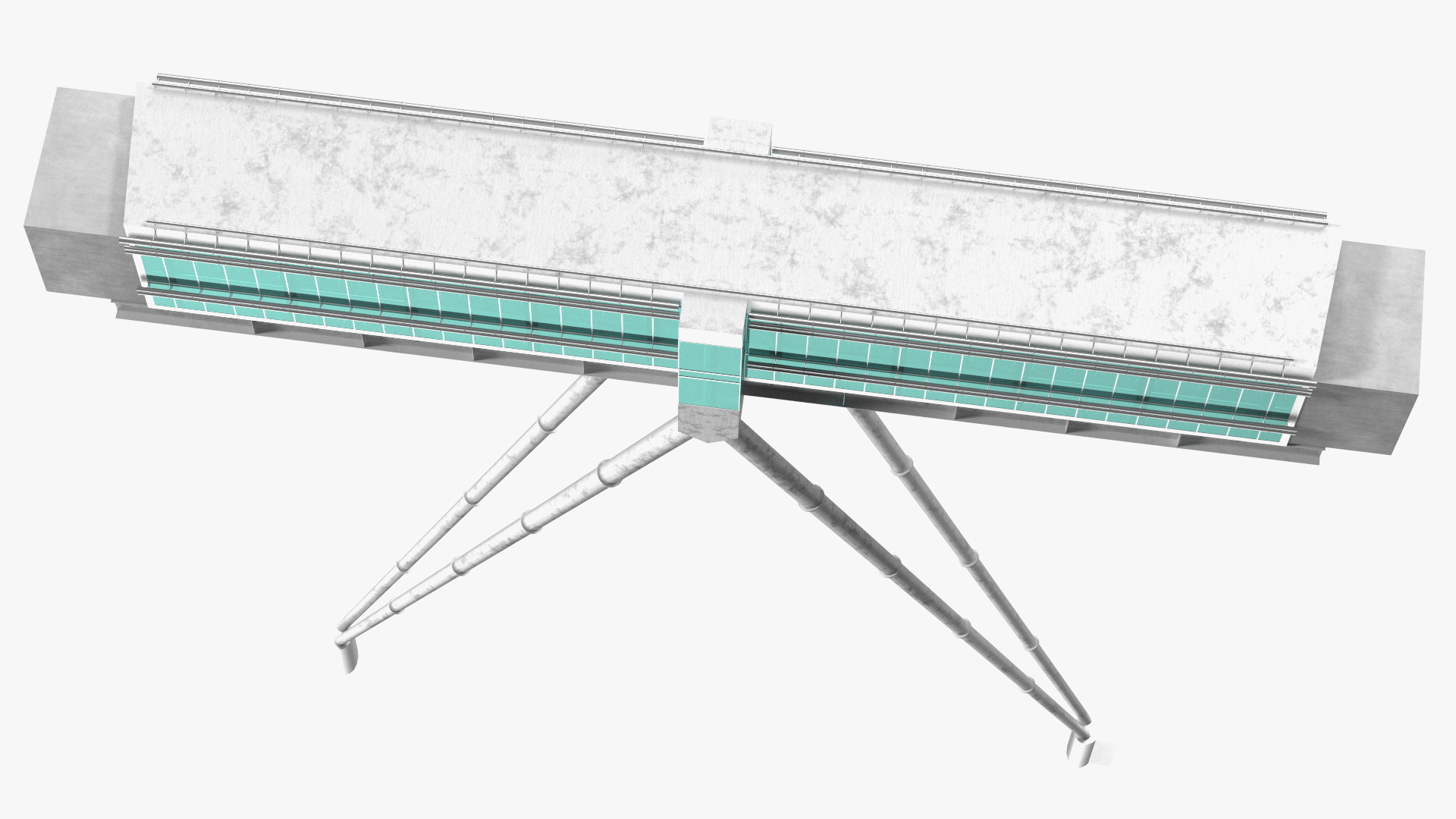 3D model Petronas Towers Skybridge