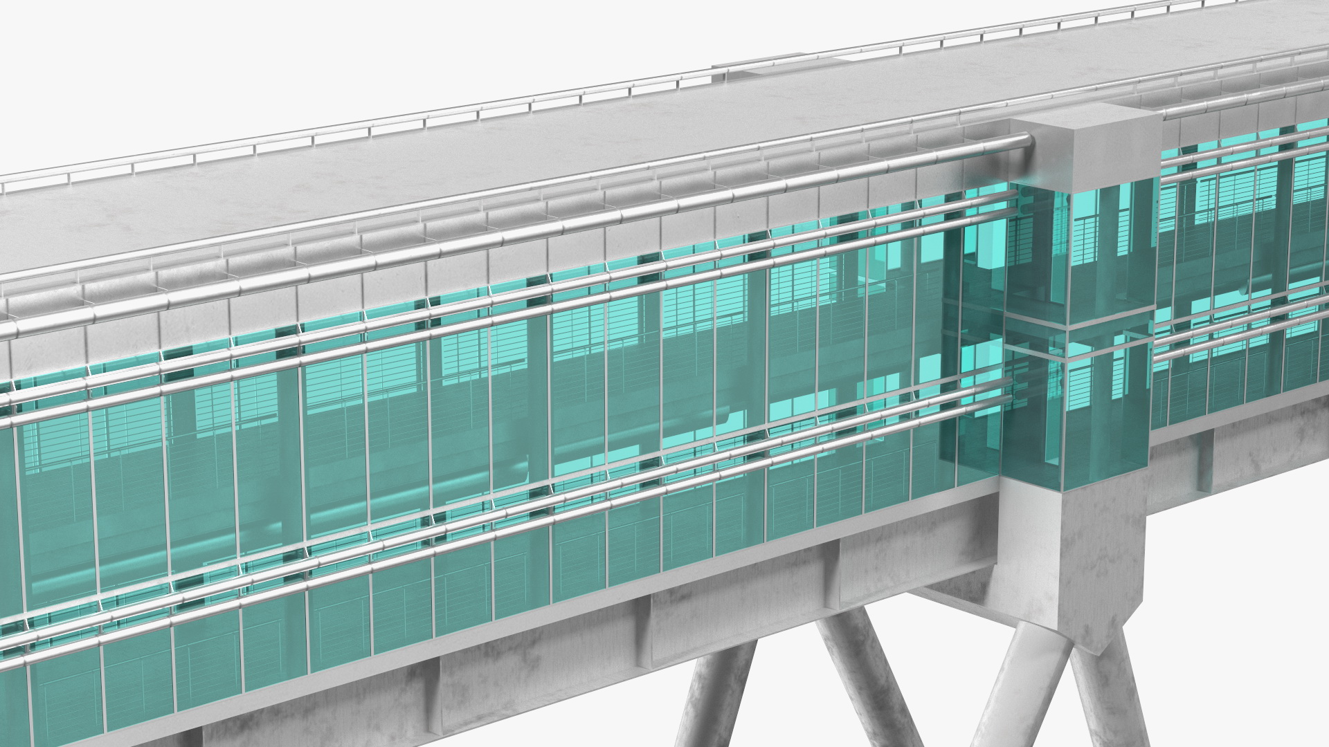 3D model Petronas Towers Skybridge
