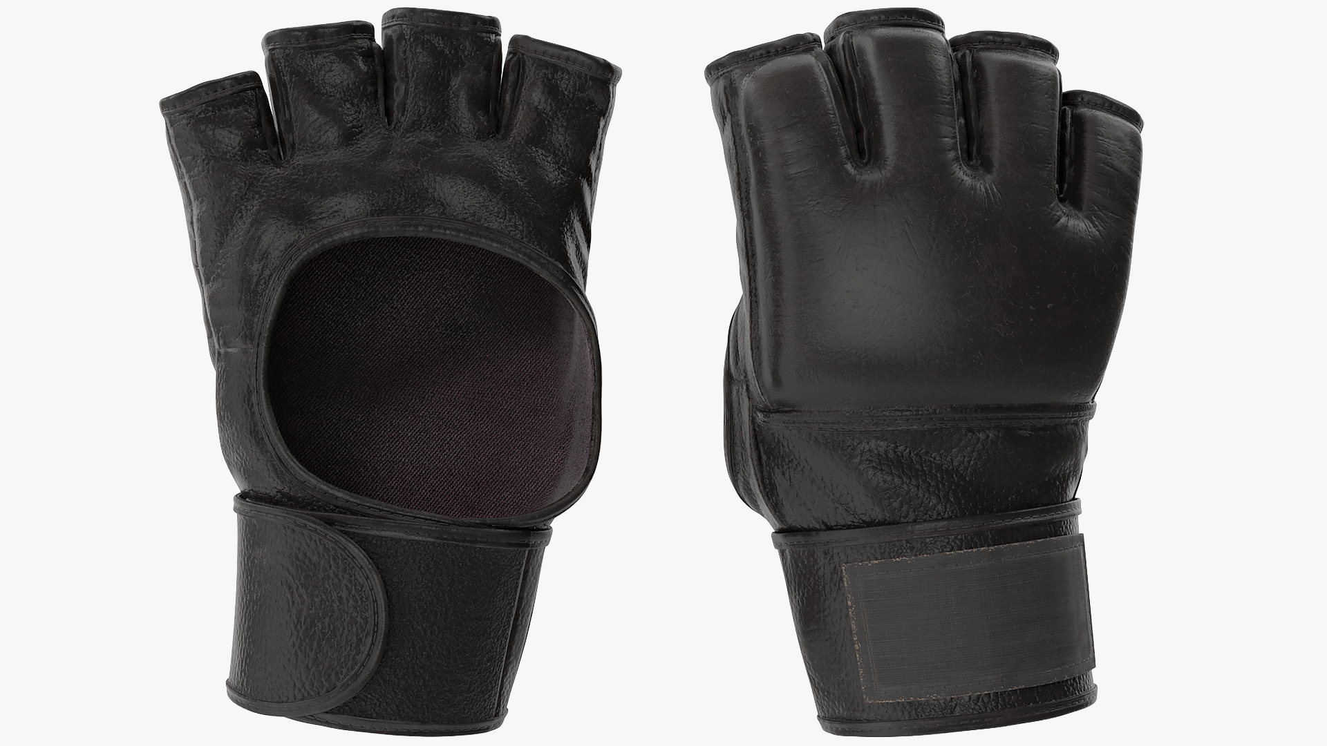 3D model Leather Fight Gloves