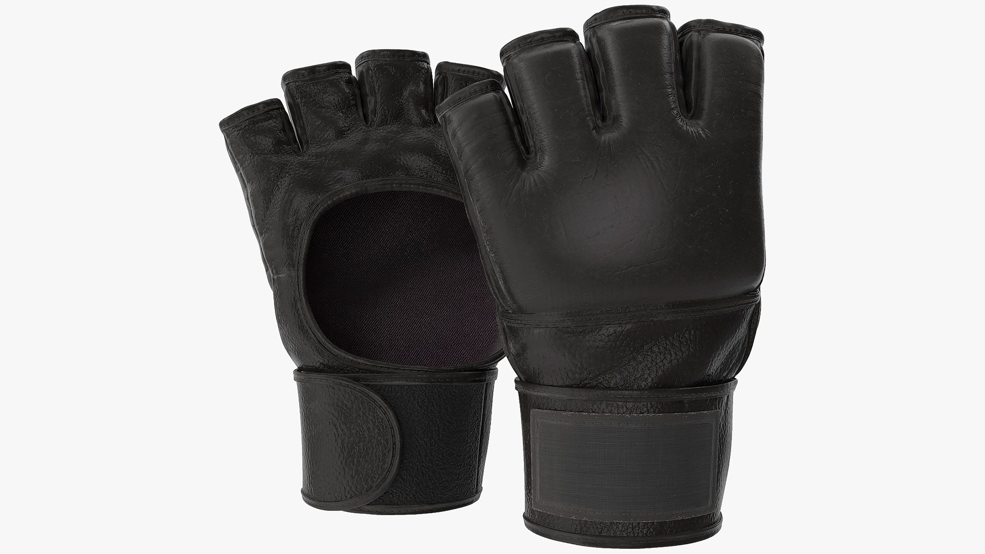 3D model Leather Fight Gloves