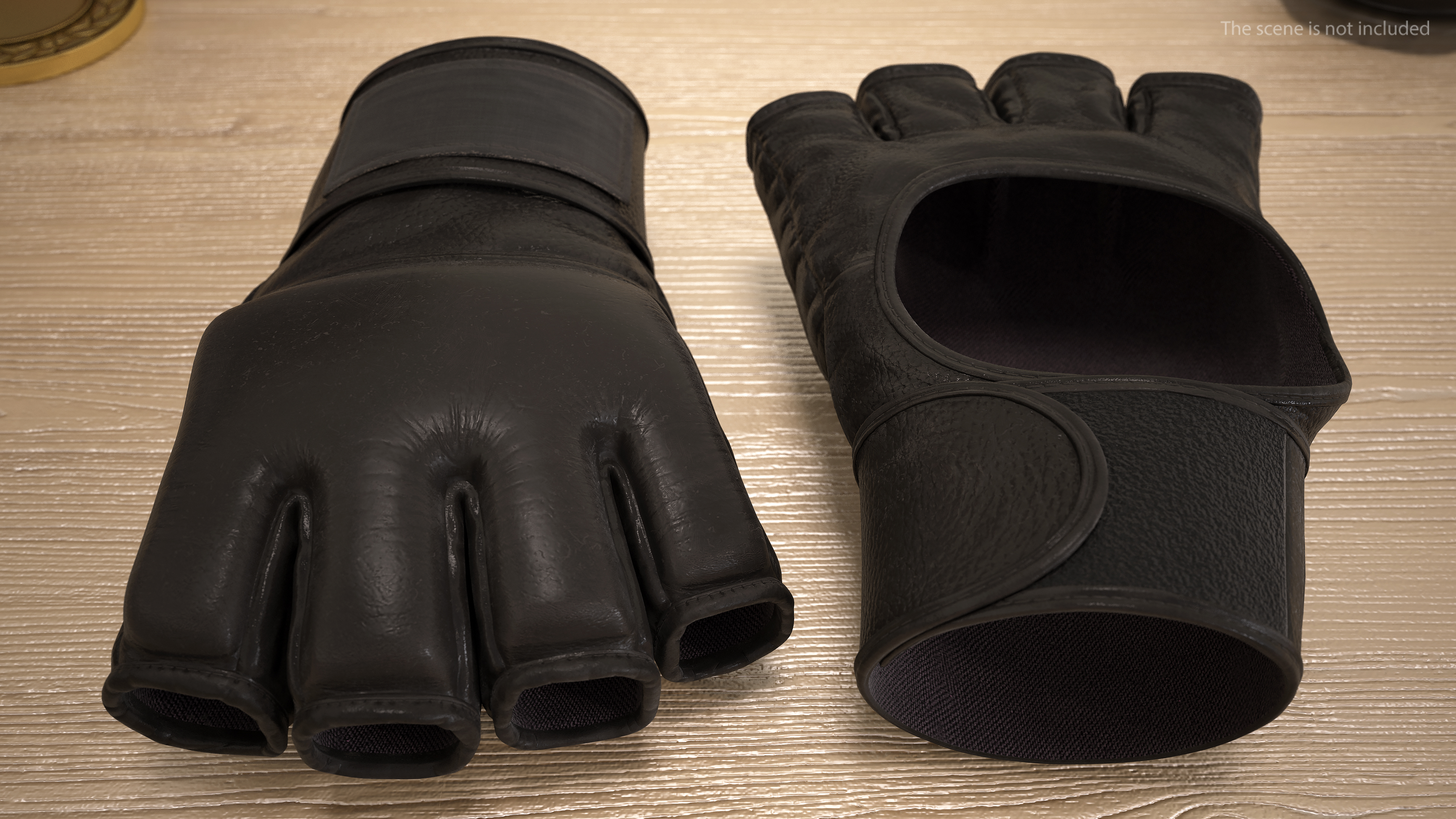 3D model Leather Fight Gloves