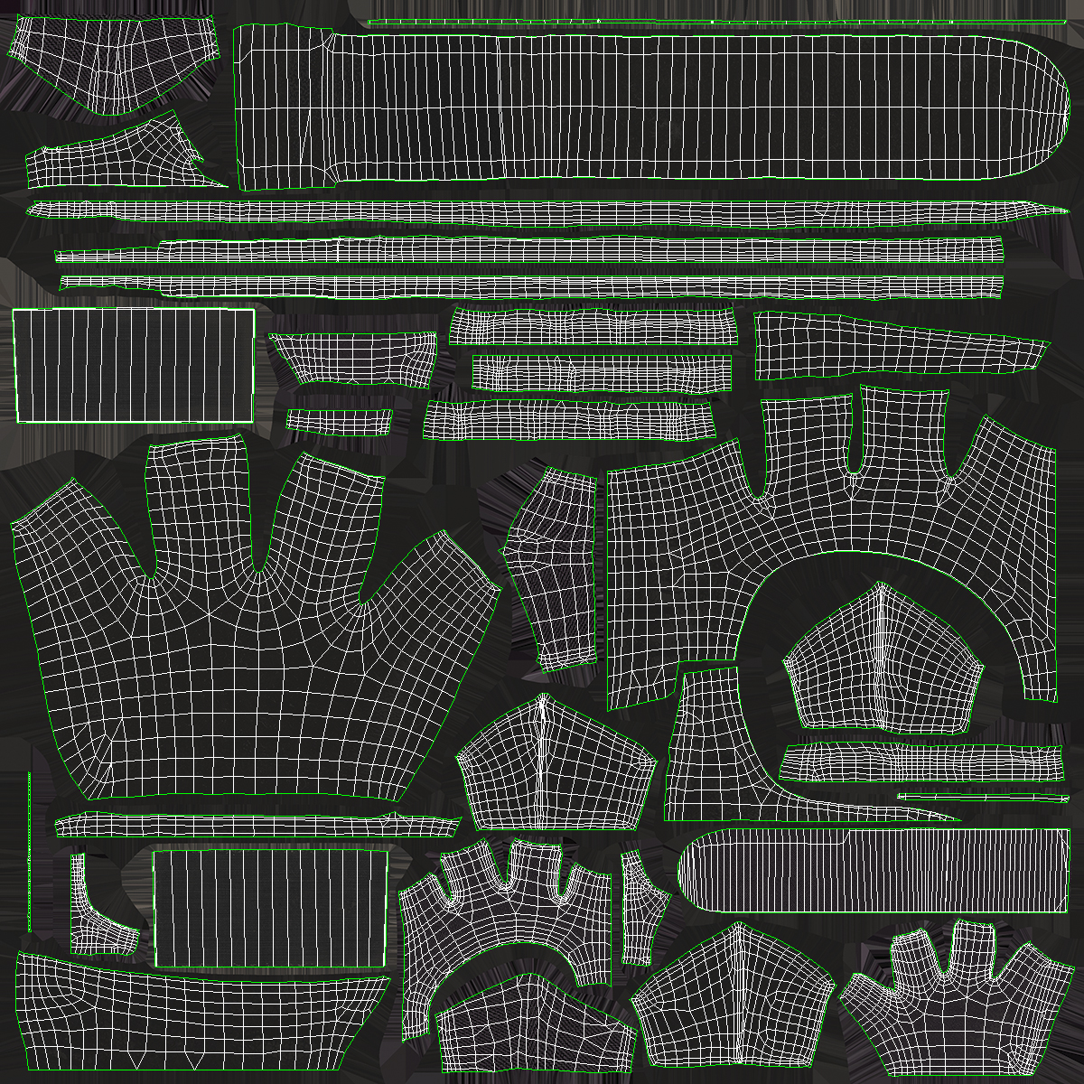 3D model Leather Fight Gloves