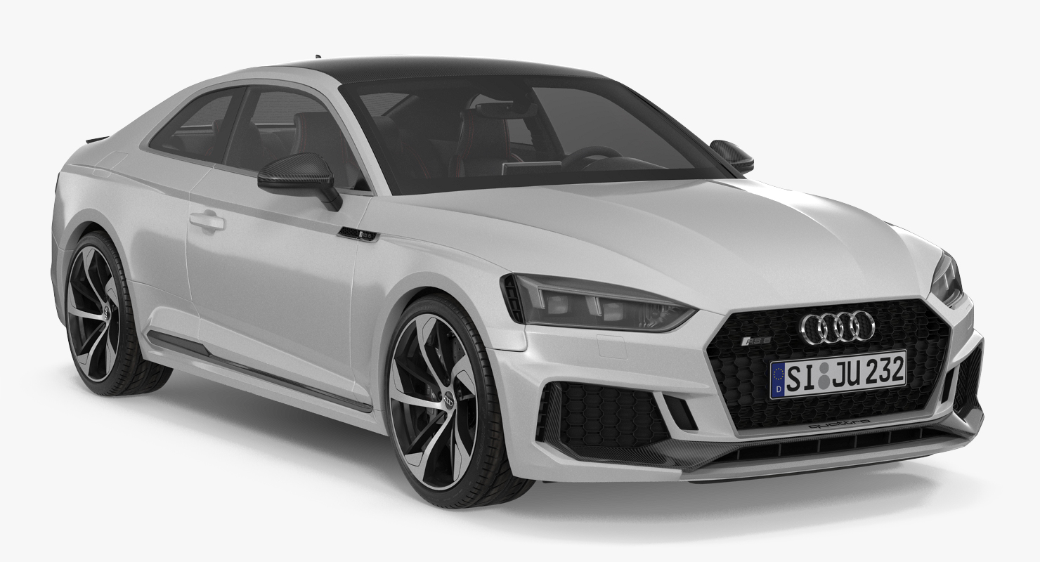 Audi RS5 2017 Simple Interior 3D model