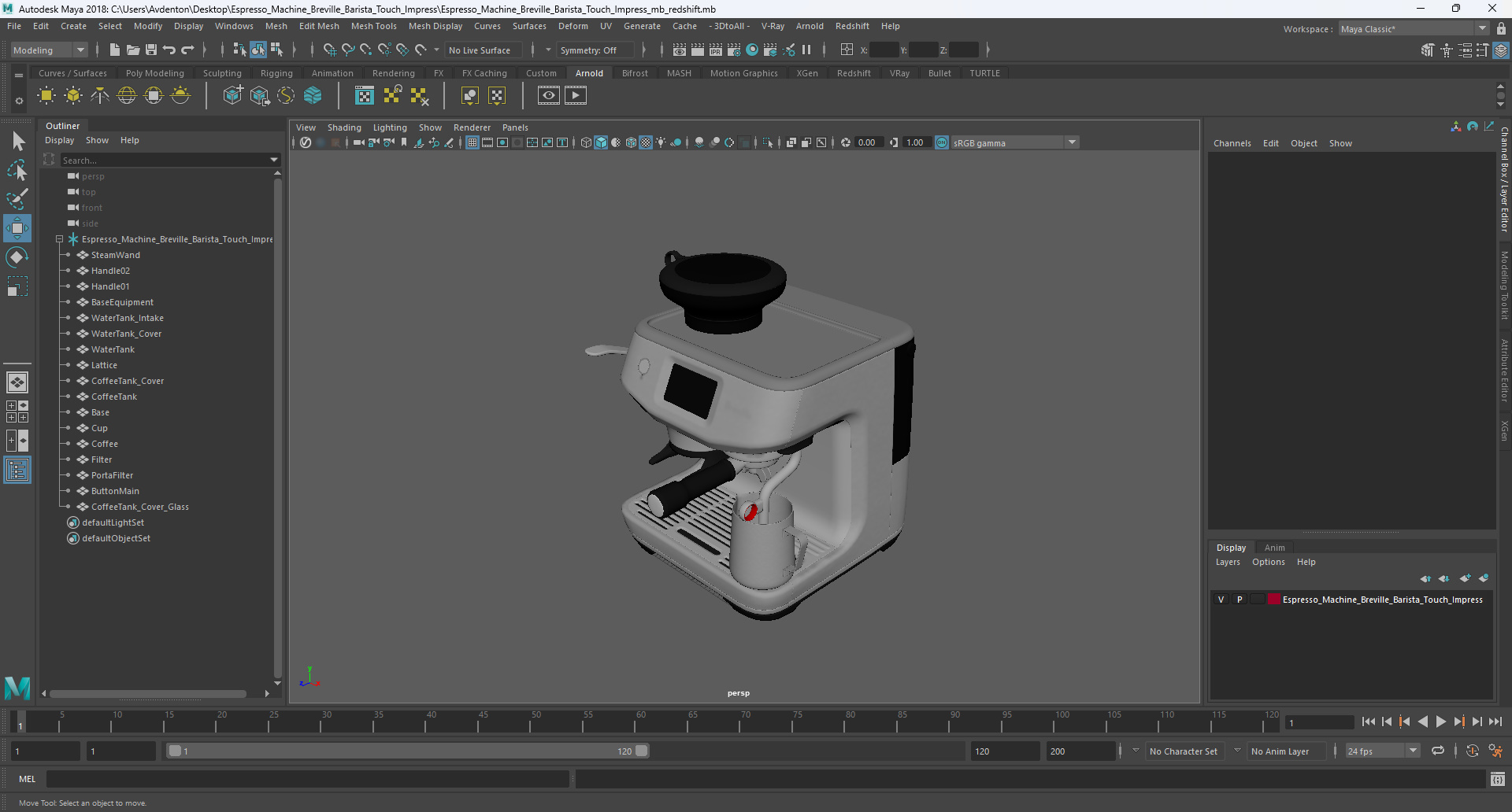 Espresso Machine Breville Barista Touch Impress 3D