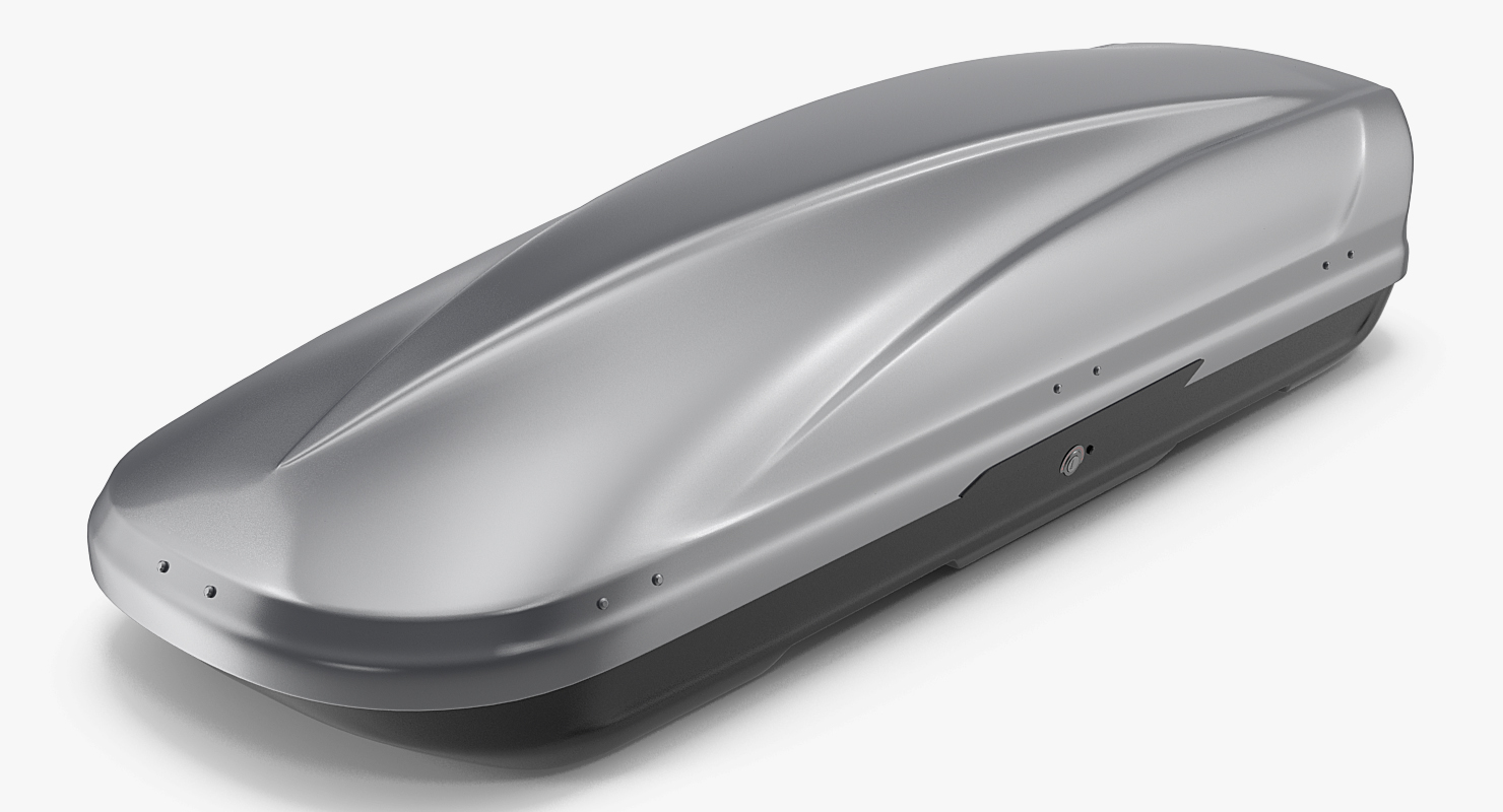 3D Car Roofbox Silver Generic