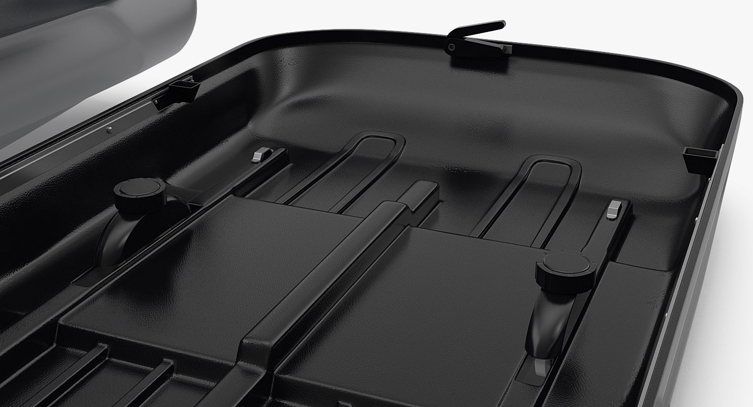 3D Car Roofbox Silver Generic