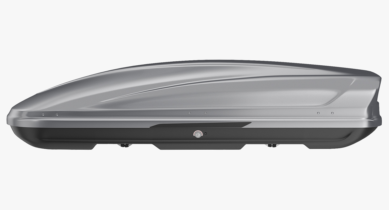 3D Car Roofbox Silver Generic