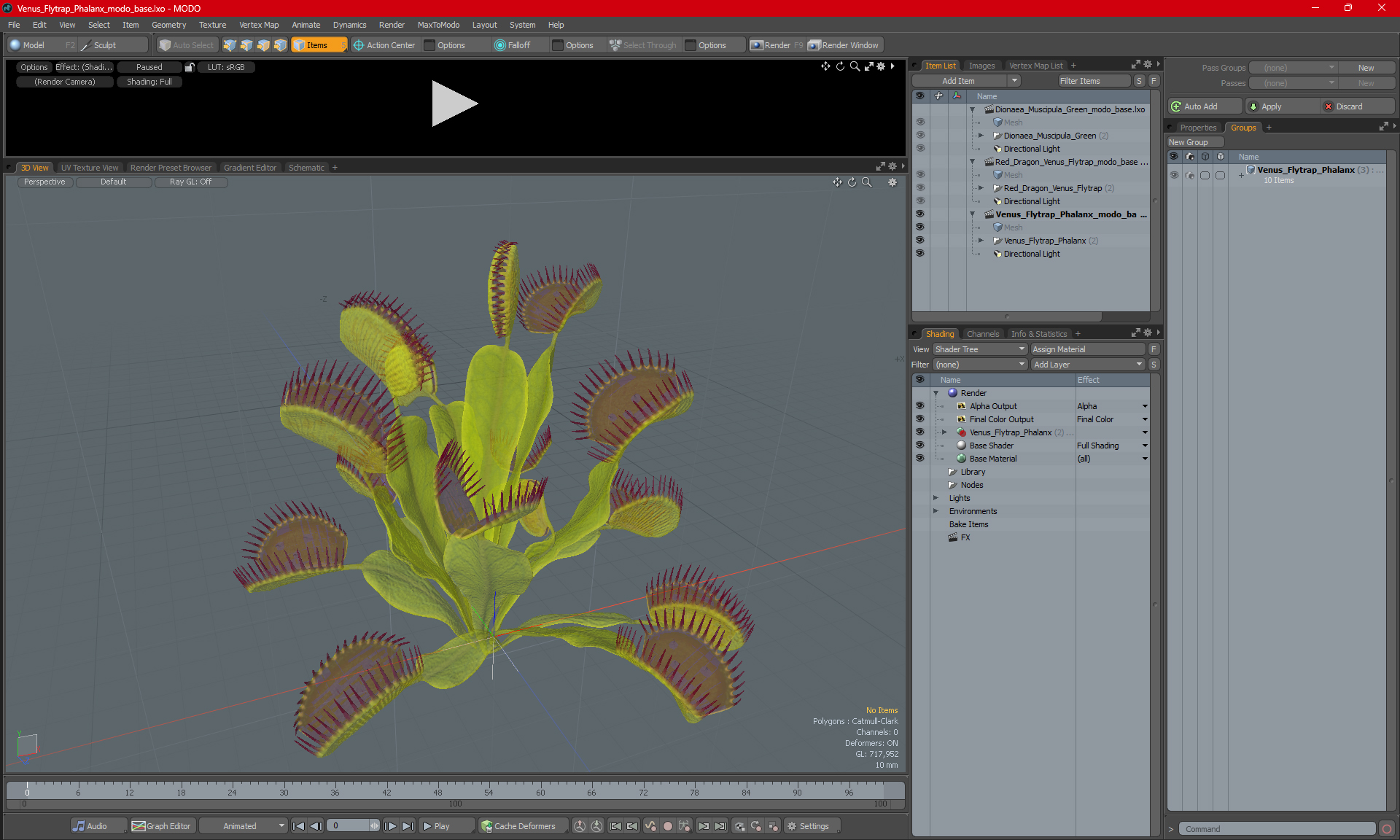 3D Venus Flytrap Phalanx