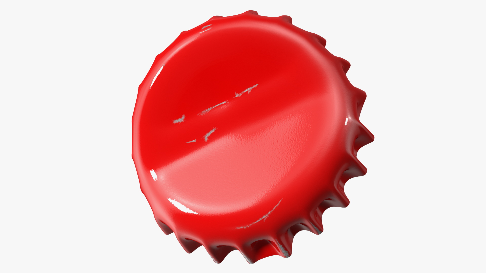 3D model Bent Bottle Cap
