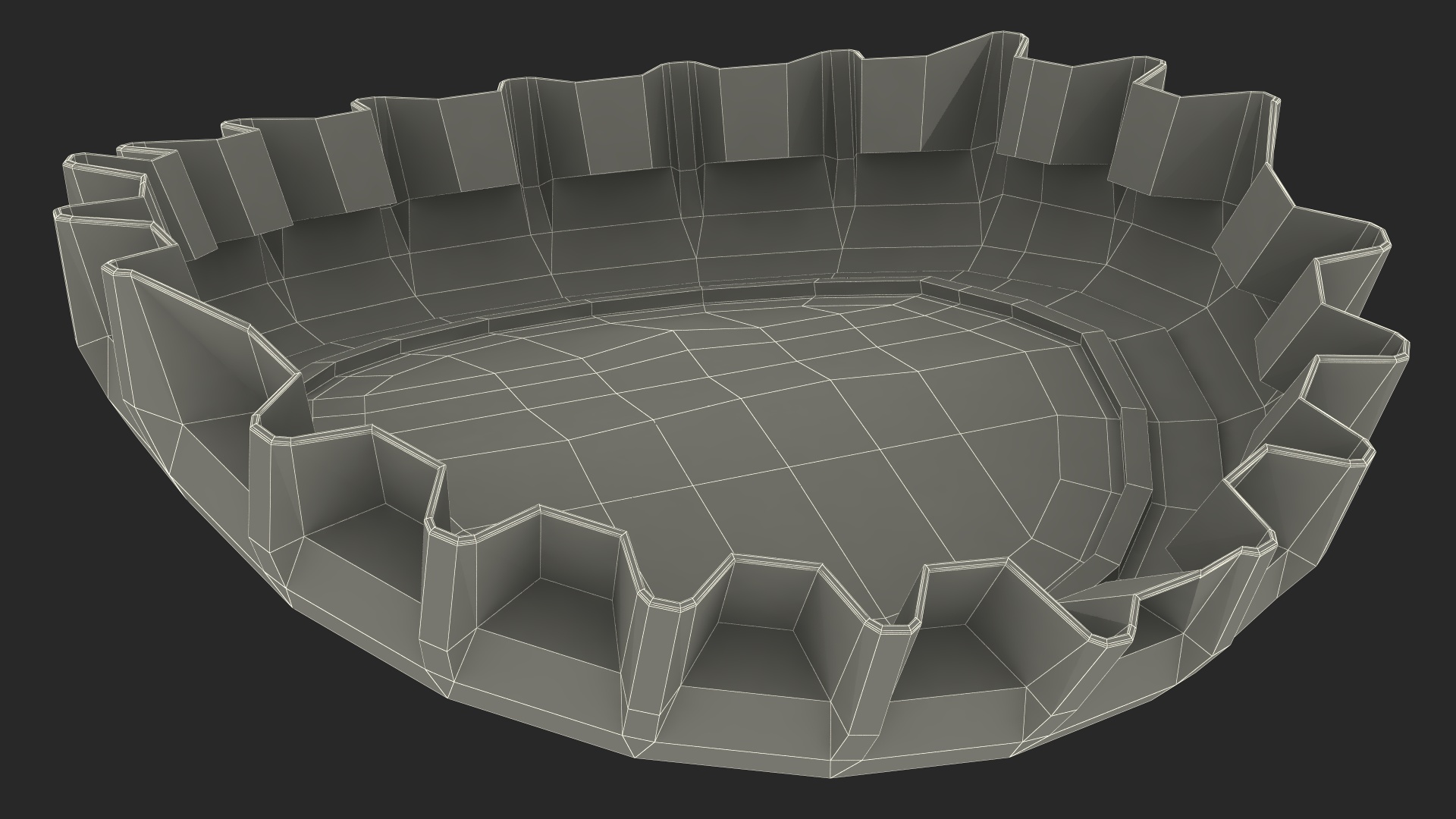 3D model Bent Bottle Cap