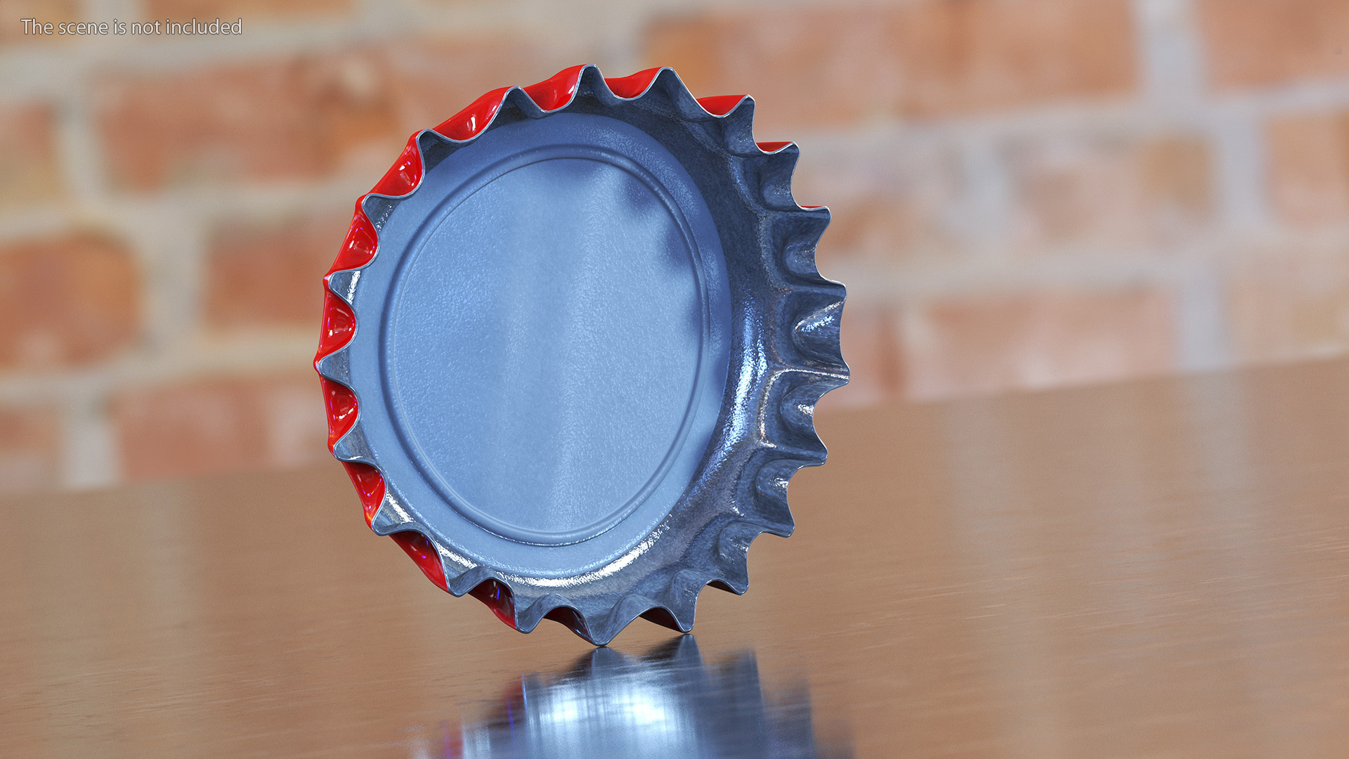 3D model Bent Bottle Cap