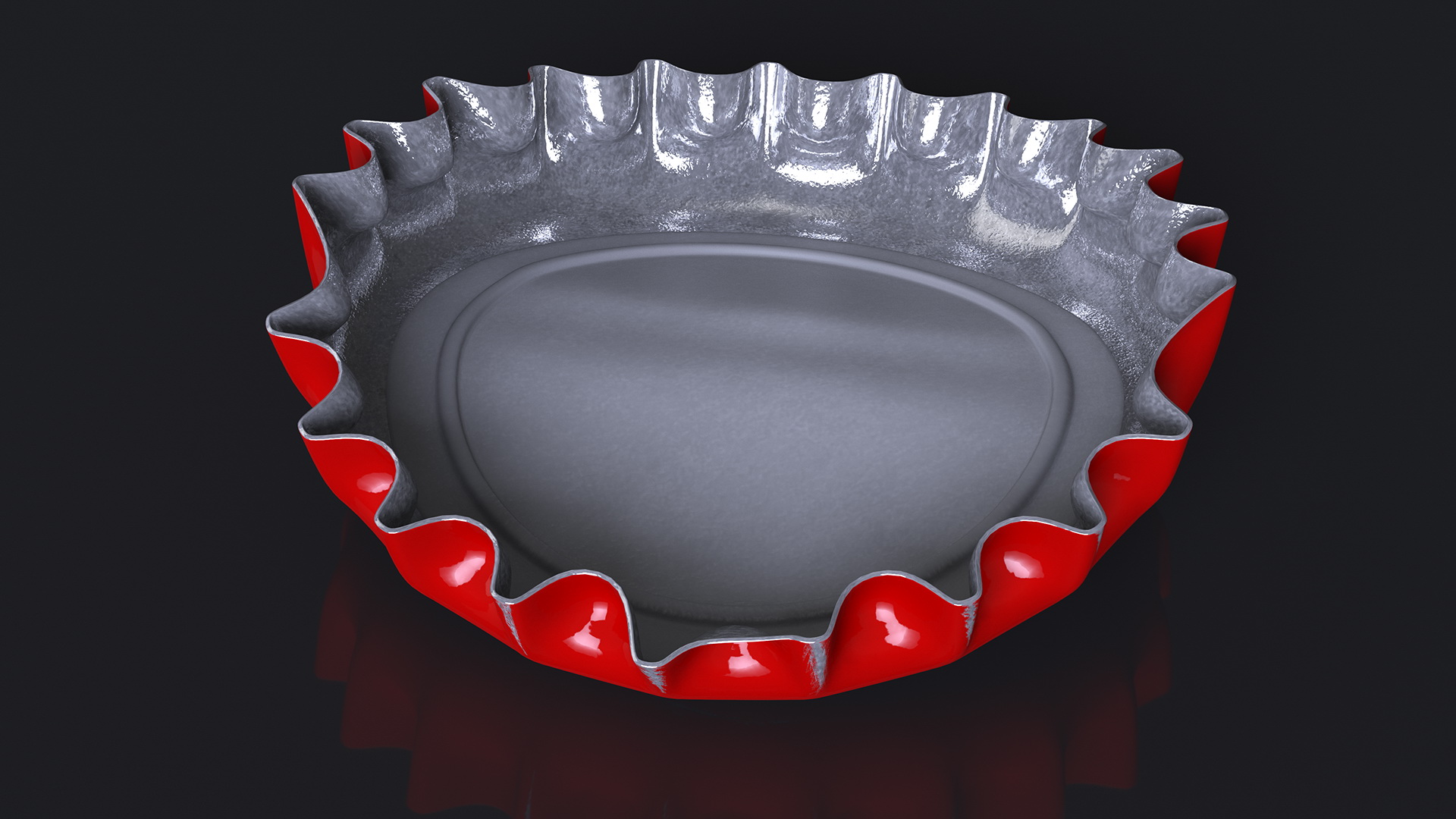 3D model Bent Bottle Cap