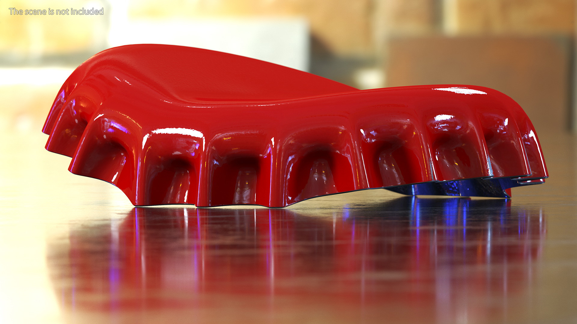 3D model Bent Bottle Cap