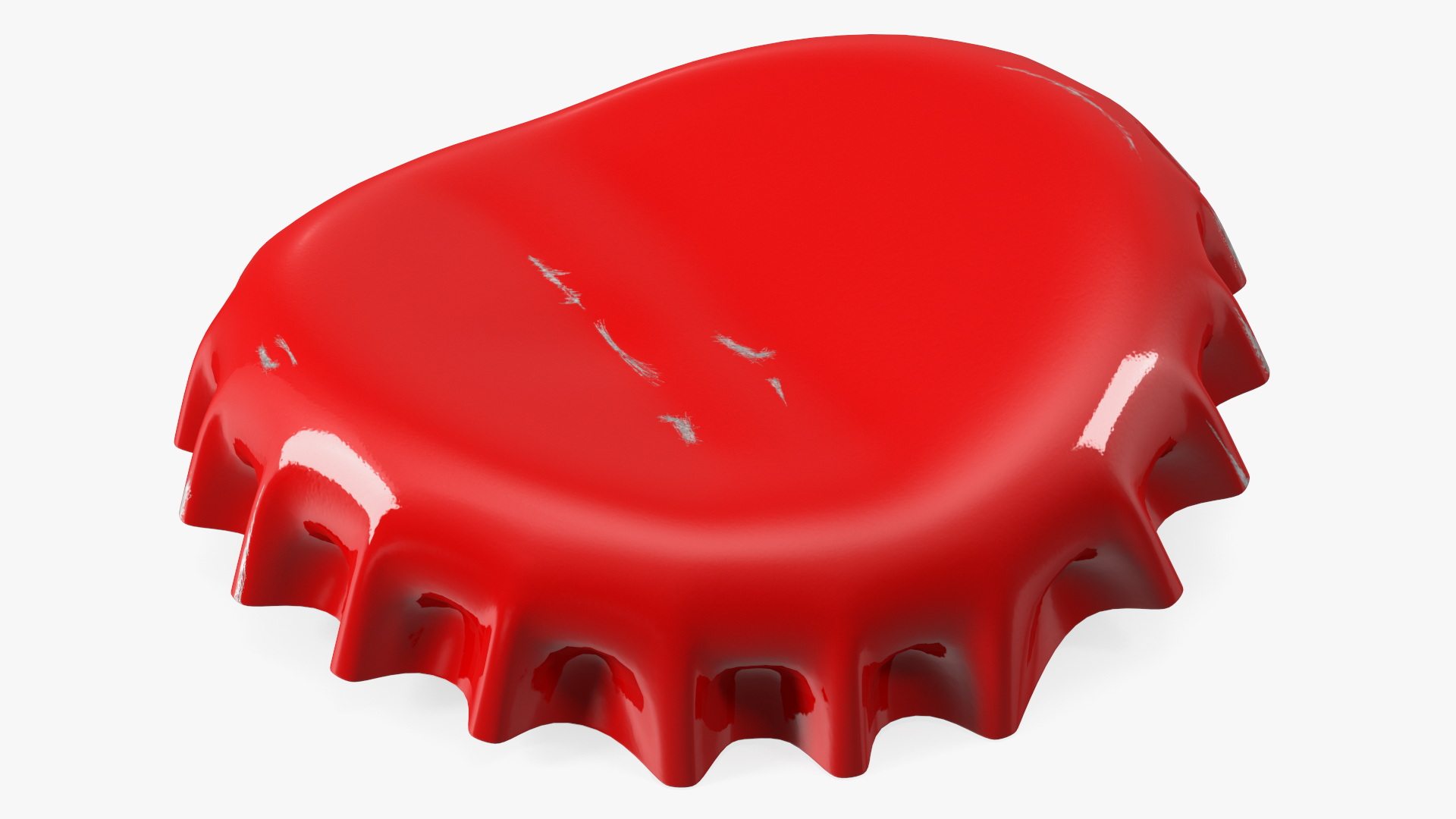 3D model Bent Bottle Cap