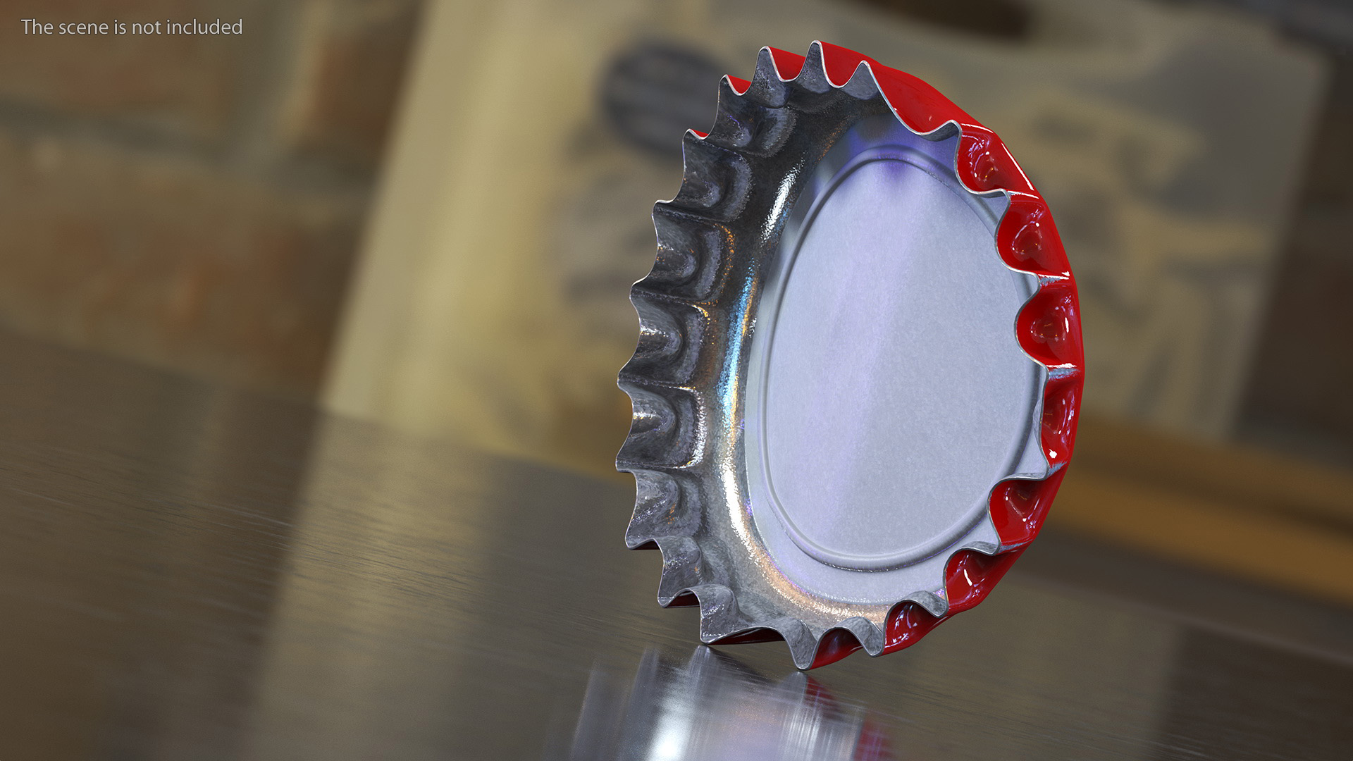 3D model Bent Bottle Cap