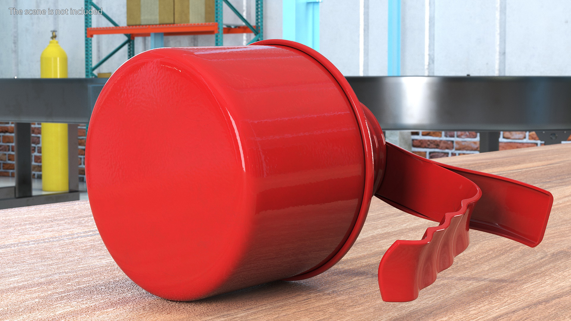 3D model Metal Oiler Red